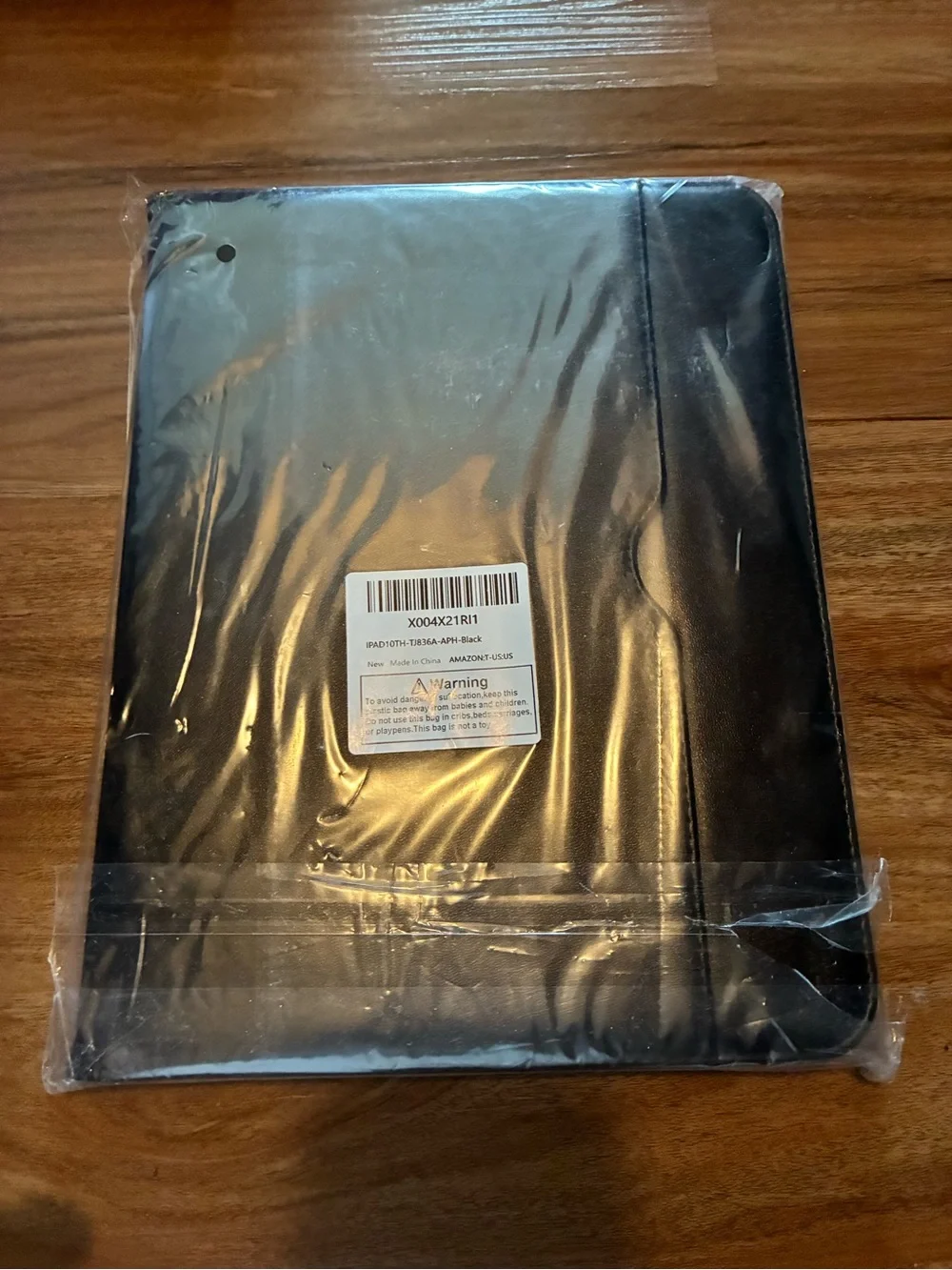 Black Leather Folio Case for 11